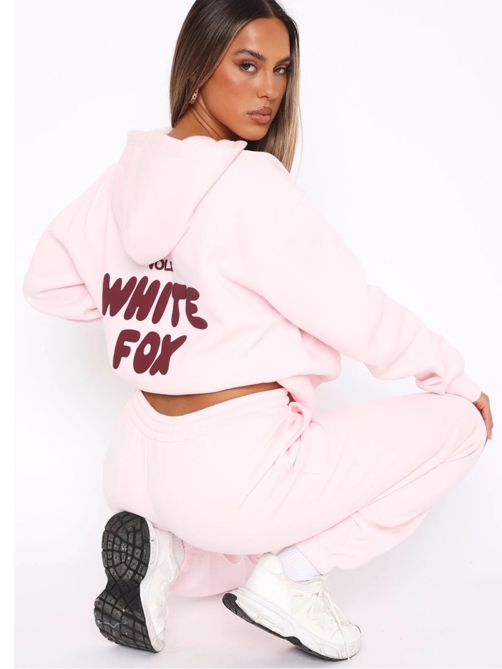 White Fox Offstage Hoodie Cupcake Pink Size Small/Medium